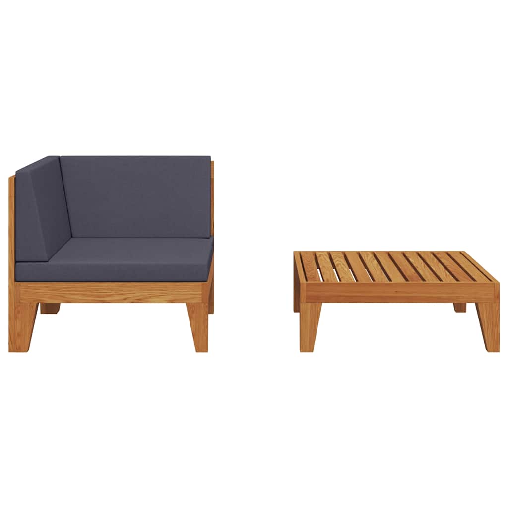 Decorative 2 Piece Garden Lounge Set Garden Gathering Urban Style 