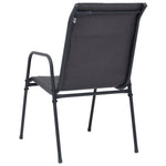 Versatile Stackable Garden Chairs 6 pcs Outdoor Retreat Modern Living