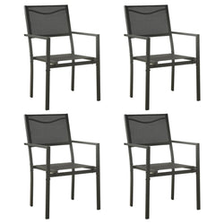 Minimalist Garden Chairs 4 pcs Textilene Daily Living Essential Modern Living 