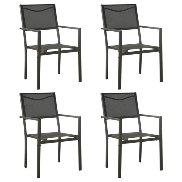  Minimalist Garden Chairs 4 pcs Textilene Daily Living Essential Modern Living