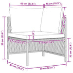 Comfortable 4 Piece Garden Sofa Set Outdoor Retreat Essentials