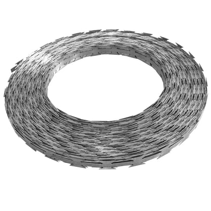 Razor Wire Galvanised Steel 100m 2 Pack | HomeAndLiving