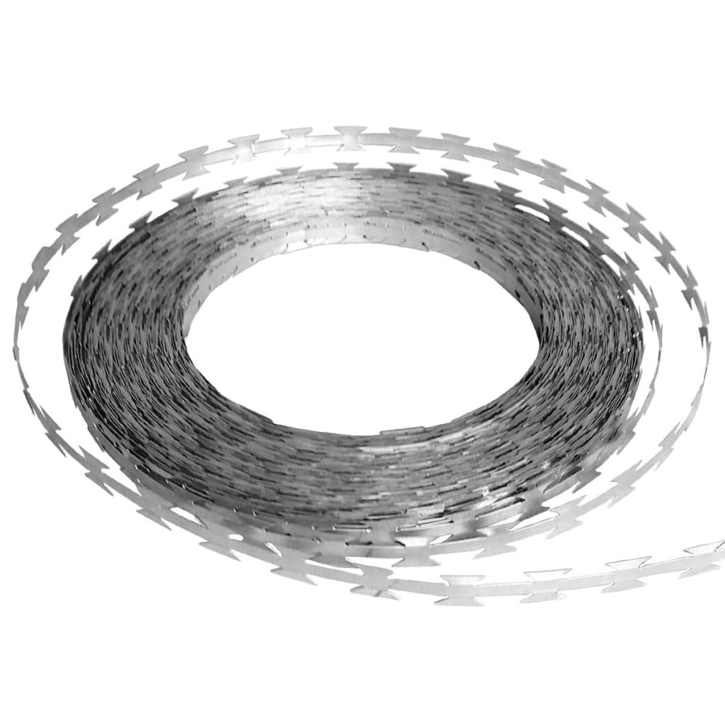 Razor Wire Galvanised Steel 100m 2 Pack | HomeAndLiving