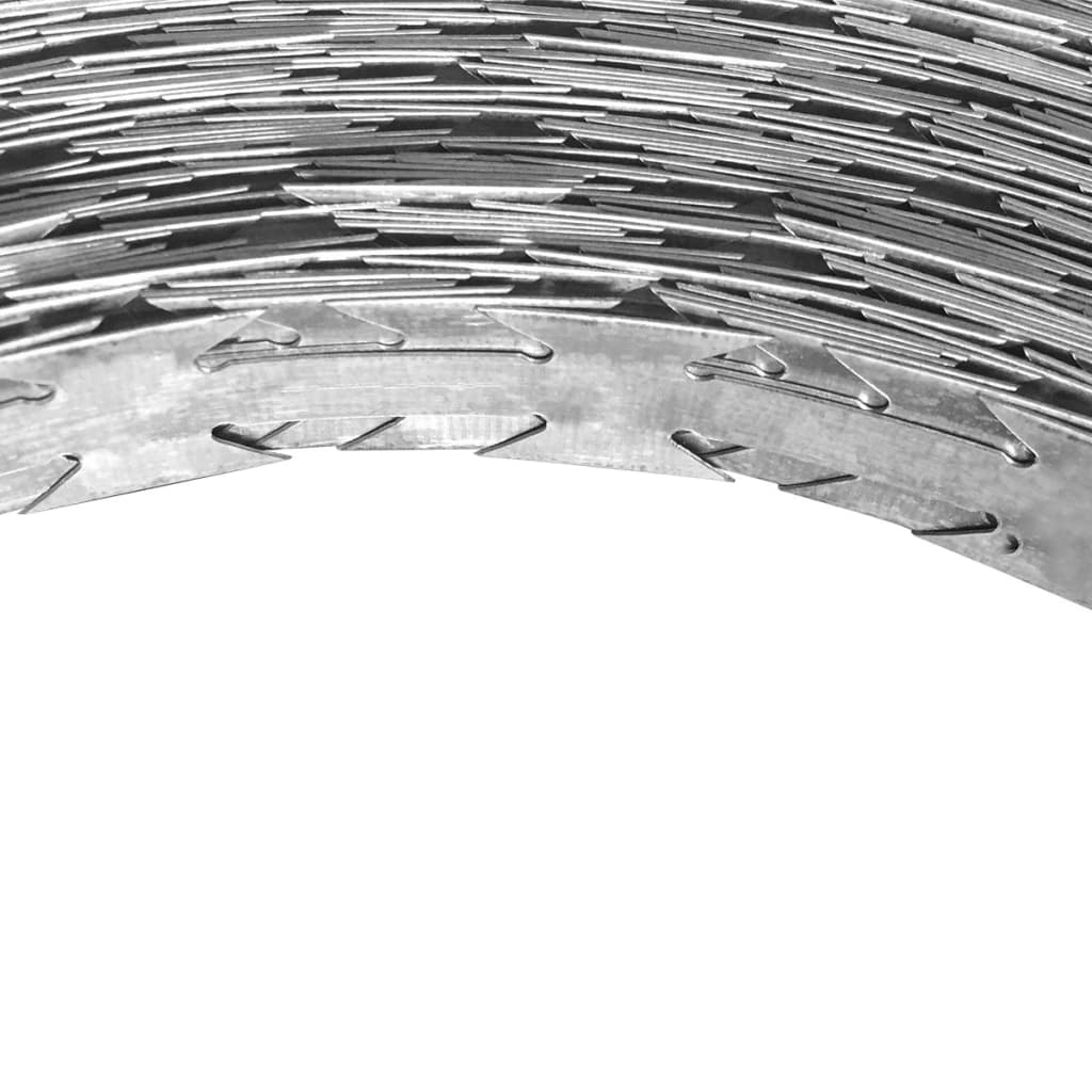 Razor Wire Galvanised Steel 100m 2 Pack | HomeAndLiving