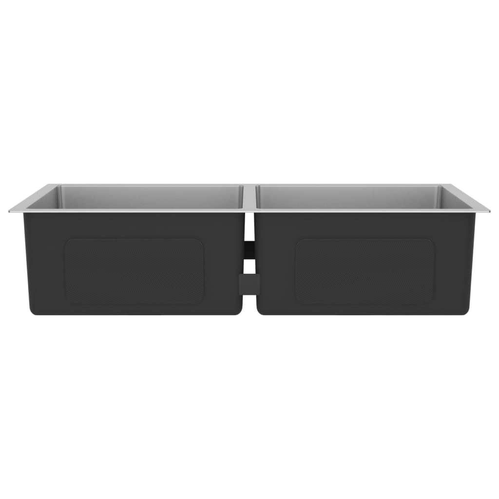Stainless Steel Kitchen Sink Silver 5x44x20cm