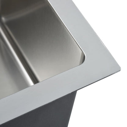Stainless Steel Kitchen Sink Silver 5x44x20cm