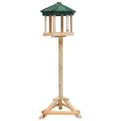Standing Bird Feeder Solid Firwood