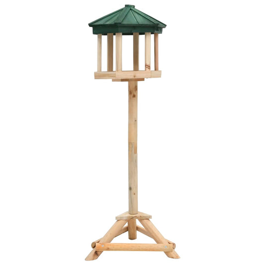Standing Bird Feeder Solid Firwood