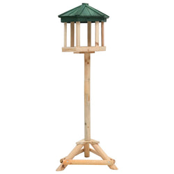 Standing Bird Feeder Solid Firwood