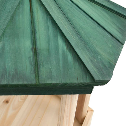 Standing Bird Feeder Solid Firwood