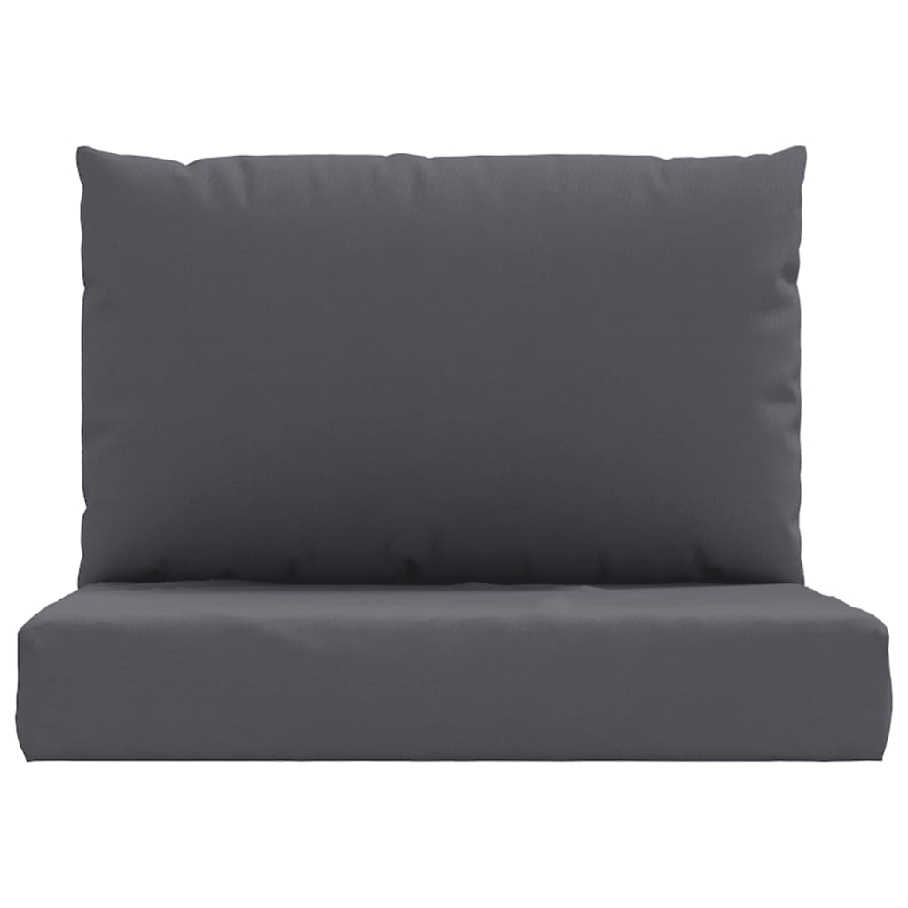 Pallet Sofa Cushions 2 pcs Anthracite Fabric