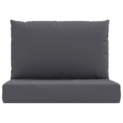 Pallet Sofa Cushions 2 pcs Anthracite Fabric