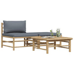 Decorative 3 Piece Garden Lounge Set Home Decor Accent Essentials