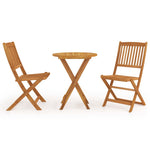 Space Saving 3 Piece Folding Garden Dining Relaxing Seating Modern Living