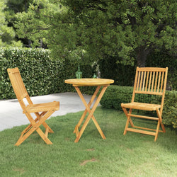 Space Saving 3 Piece Folding Garden Dining Relaxing Seating Modern Living 