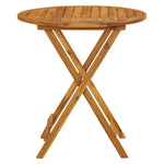 Folding Garden Table Solid Acacia Wood