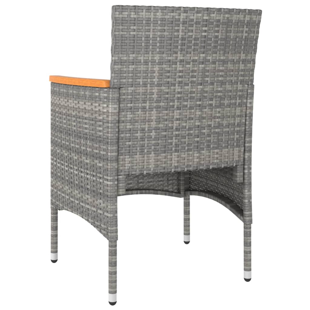 Minimalist 3 Piece Garden Dining Set Indoor Outdoor Use Boho 