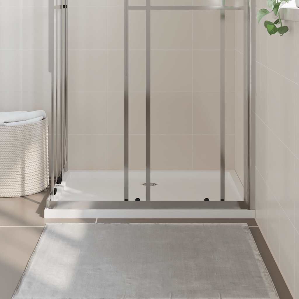Rectangular Shower Base Tray 70x100cm White ABS | HomeAndLiving