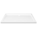 Rectangular Shower Base Tray 70x100cm White ABS | HomeAndLiving