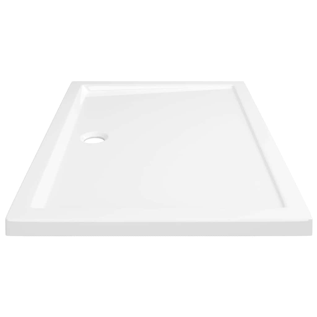 Rectangular Shower Base Tray 70x100cm White ABS | HomeAndLiving