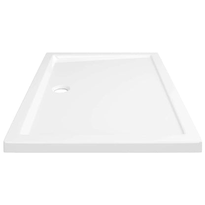 Rectangular Shower Base Tray 70x100cm White ABS | HomeAndLiving
