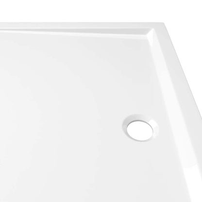 Rectangular Shower Base Tray 70x100cm White ABS | HomeAndLiving