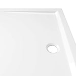 Rectangular Shower Base Tray 70x100cm White ABS | HomeAndLiving