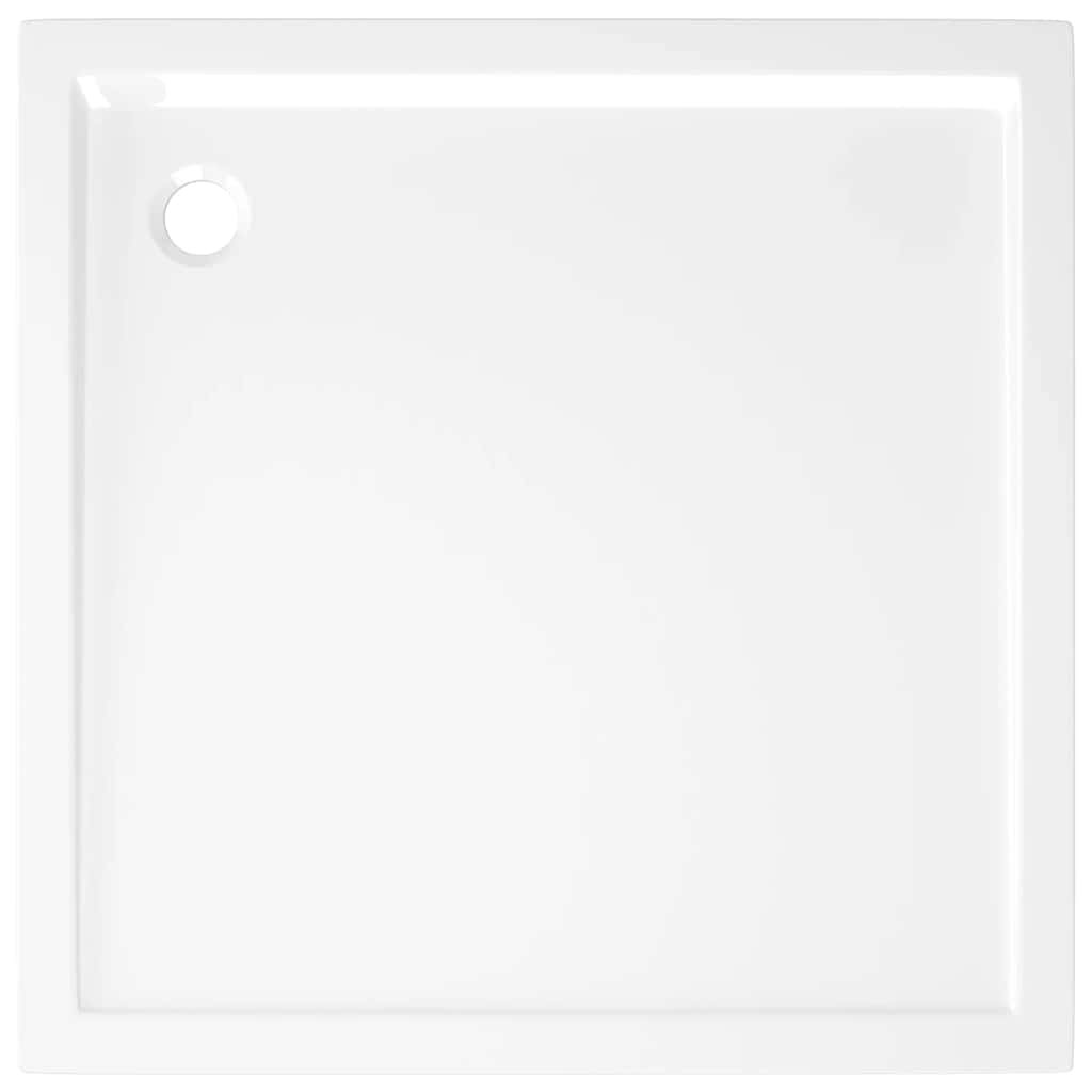 Square Shower Base Tray 80x80cm ABS White | HomeAndLiving
