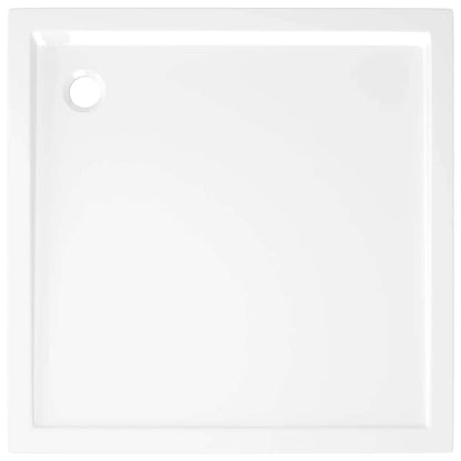 Square Shower Base Tray 80x80cm ABS White | HomeAndLiving