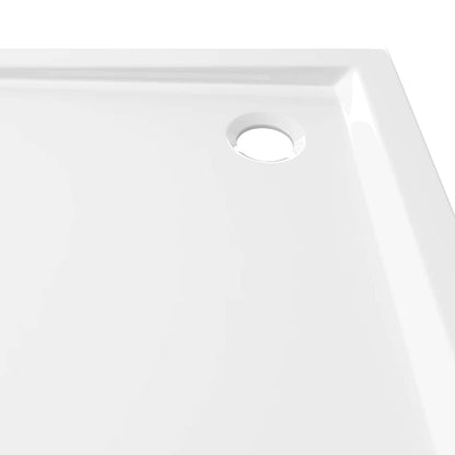 Square Shower Base Tray 80x80cm ABS White | HomeAndLiving