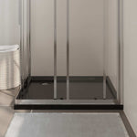 Black Square Shower Base Tray 90x90cm | HomeAndLiving