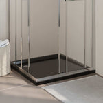 Black Square Shower Base Tray 90x90cm | HomeAndLiving