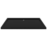 Black Shower Base Tray 80x120cm ABS | HomeAndLiving