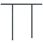 Awning Post Set - Anthracite  Iron