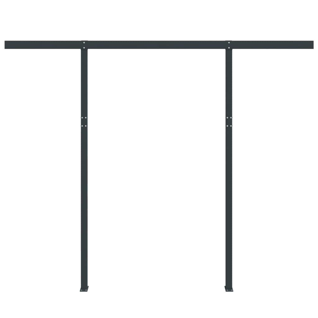 Awning Post Set - Anthracite  Iron