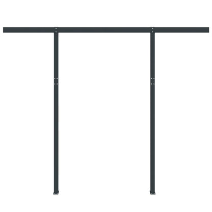 Awning Post Set - Anthracite  Iron
