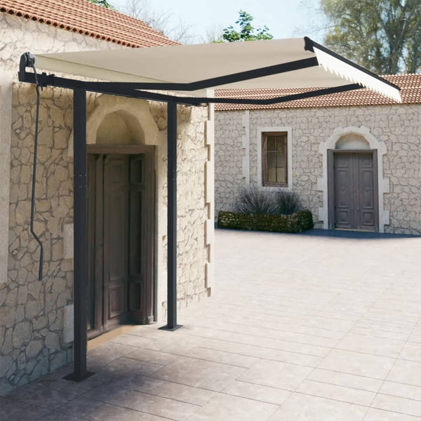  Awning Post Set - Anthracite  Iron