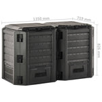 Garden Composter Black