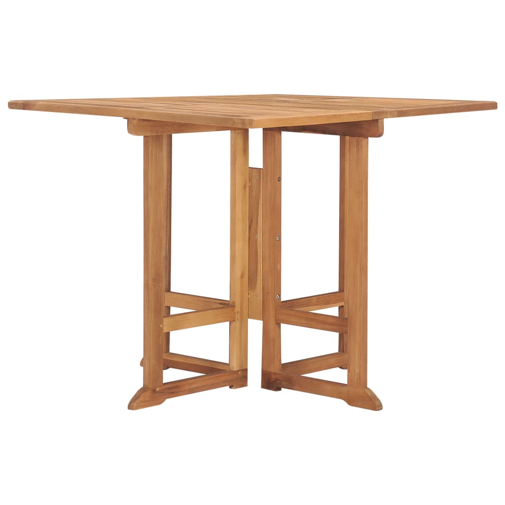 Versatile Folding Garden Dining Table 90x90x75 Indoor Outdoor Use Home Comfort 