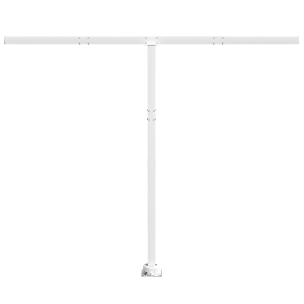 Awning Post Set White - Iron