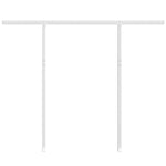 Awning Post Set White-Iron