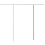 Awning Post Set White-Iron