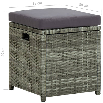 6 Piece Outdoor Rattan Lounge Set Cushions | HomeAndLiving