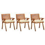 Premium Garden Dining Chairs with Cushions Home Decor Accent Home Comfort