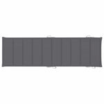 Minimalist Garden Sun Lounger with Cushion Relaxing Seating Summer
