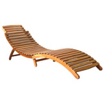 Minimalist Garden Sun Lounger with Cushion Relaxing Seating Summer