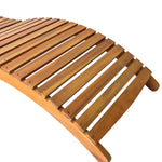 Minimalist Garden Sun Lounger with Cushion Relaxing Seating Summer