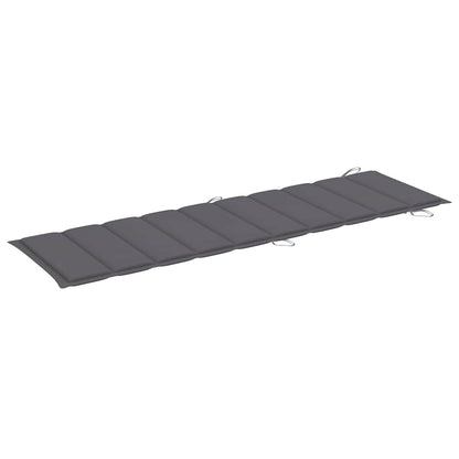 Minimalist Garden Sun Lounger with Cushion Relaxing Seating Summer 