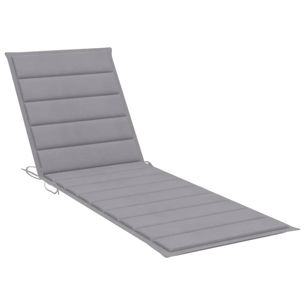 Garden Sun Lounger with Cushion