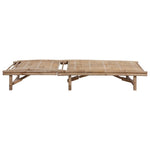 Modern Garden Sun Lounger with Cushion Indoor Outdoor Use Summer